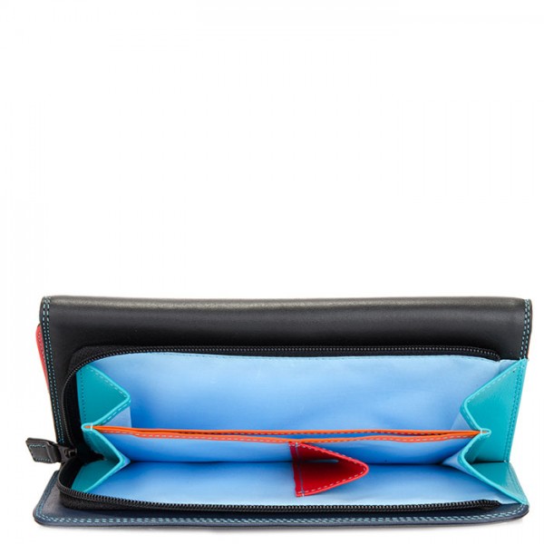 Mywalit Portafoglio a tre ante con zip Black Pace Offerta speciale