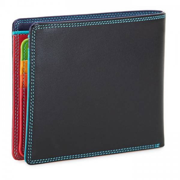 Mywalit Portafoglio da uomo grande con lente e protezione RFID Nappa Black Pace Black Friday