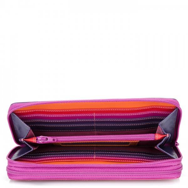 Mywalit Portafoglio con doppia zip grande Sangria Multi In vendita
