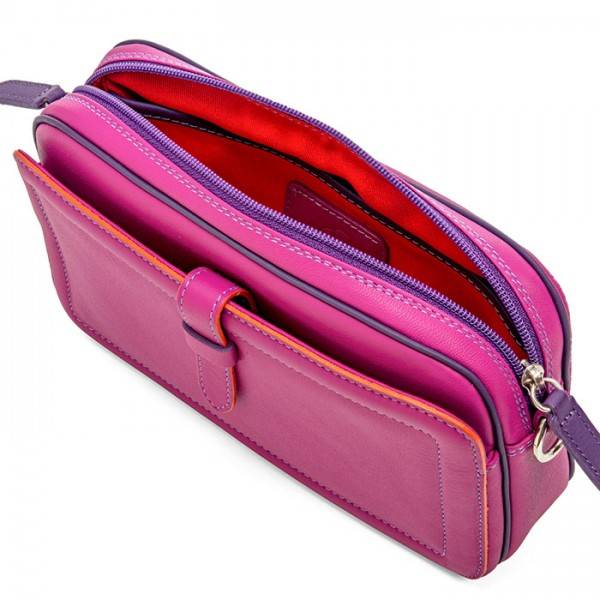 Mywalit Borsa a Tracolla in Pelle Piccola Sangria Multi Italia