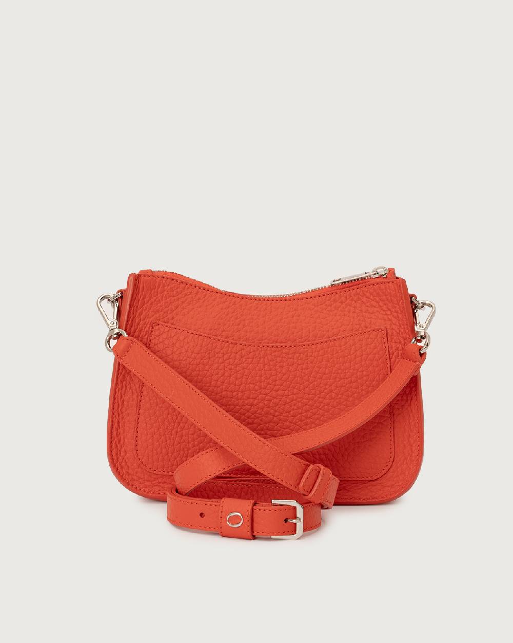 Orciani Borsa crossbody mini New Moon Soft in pelle martellata Consegna Veloce