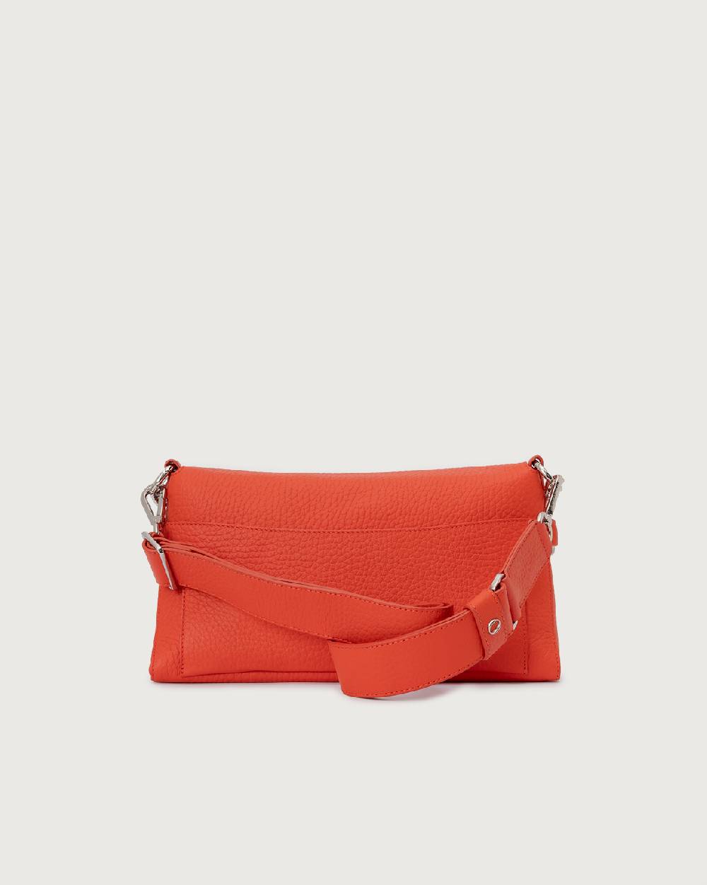 Orciani Borsa a spalla Missy Longuette Soft in pelle con catena e tracolla Promozione Limitata
