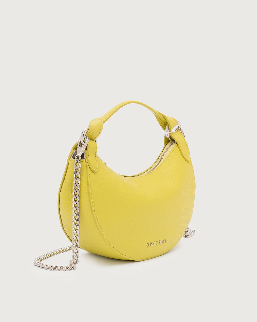 Orciani Mini Bag Dumpling Soft in pelle con tracolla Novità