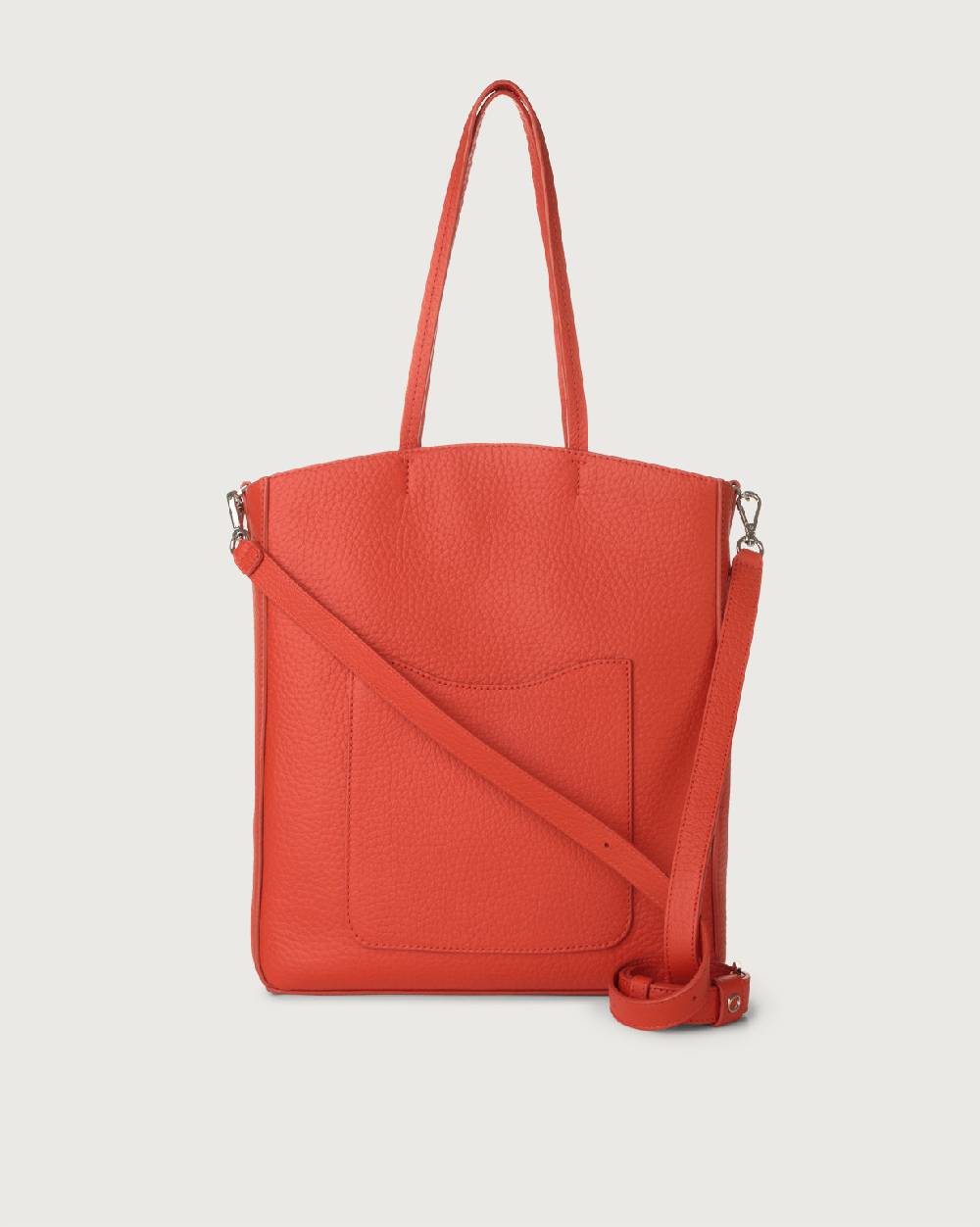 Orciani Shopper media Ladylike M Soft in pelle Presa
