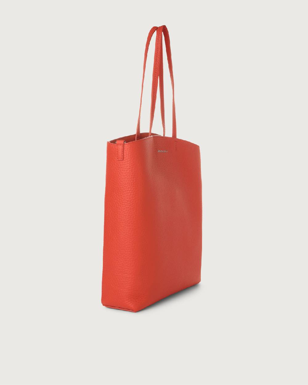 Orciani Shopper media Ladylike M Soft in pelle Presa
