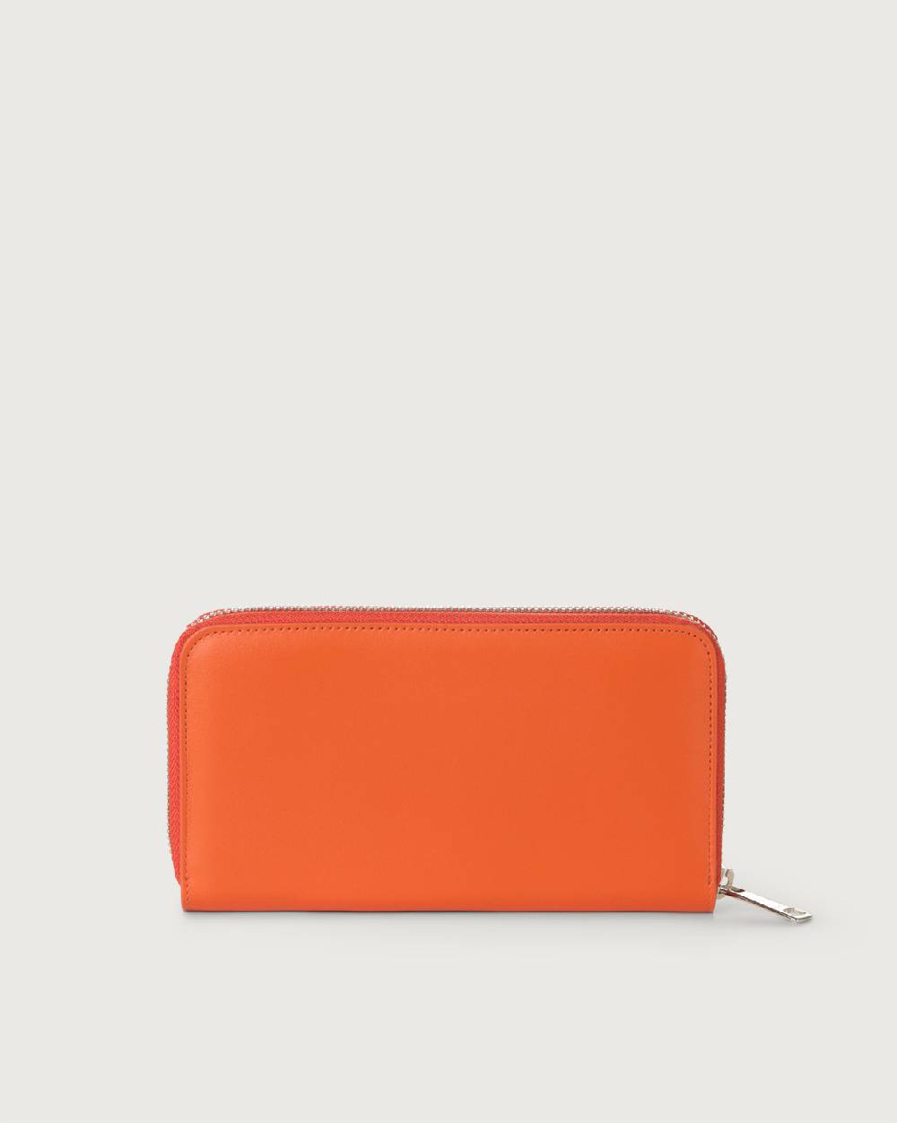 Orciani Portafoglio grande Liberty in pelle con zip Italia