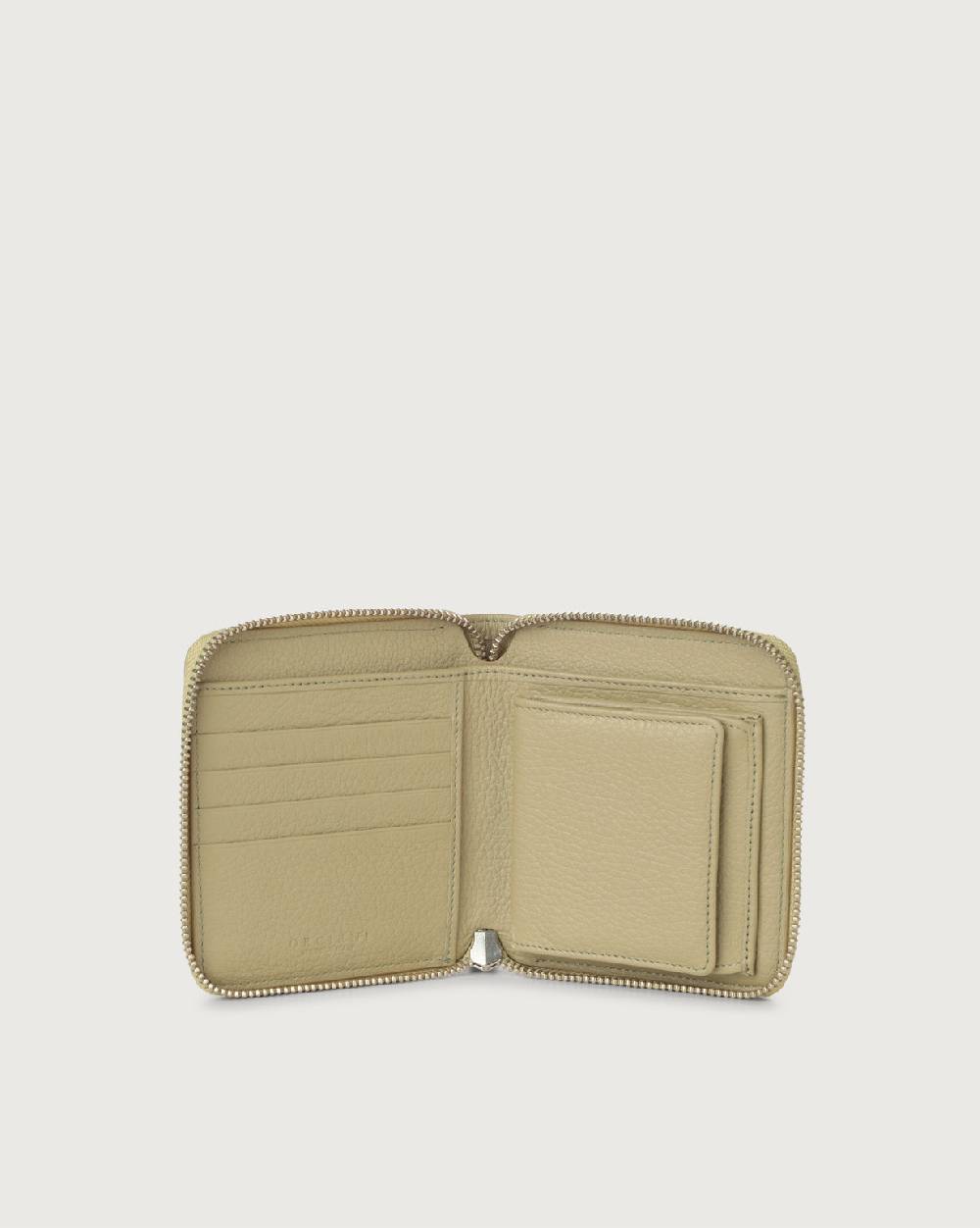 Orciani Portafoglio Sense zip-around piccolo in pelle Nuovo