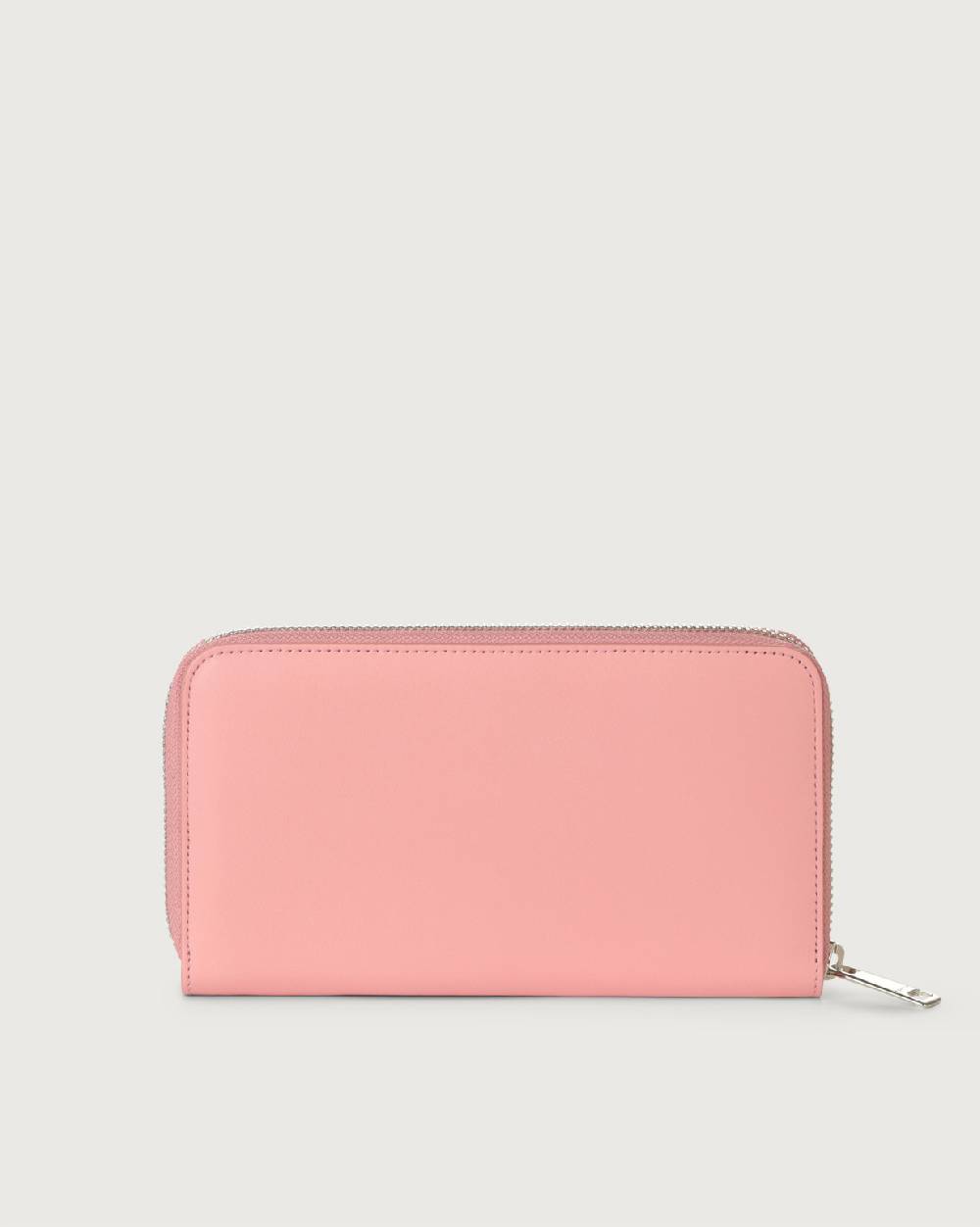 Orciani Portafoglio grande Liberty in pelle con zip Vendita