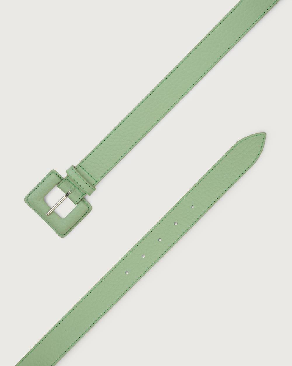 Orciani Cintura Soft in pelle con fibbia rivestita Promozione Limitata
