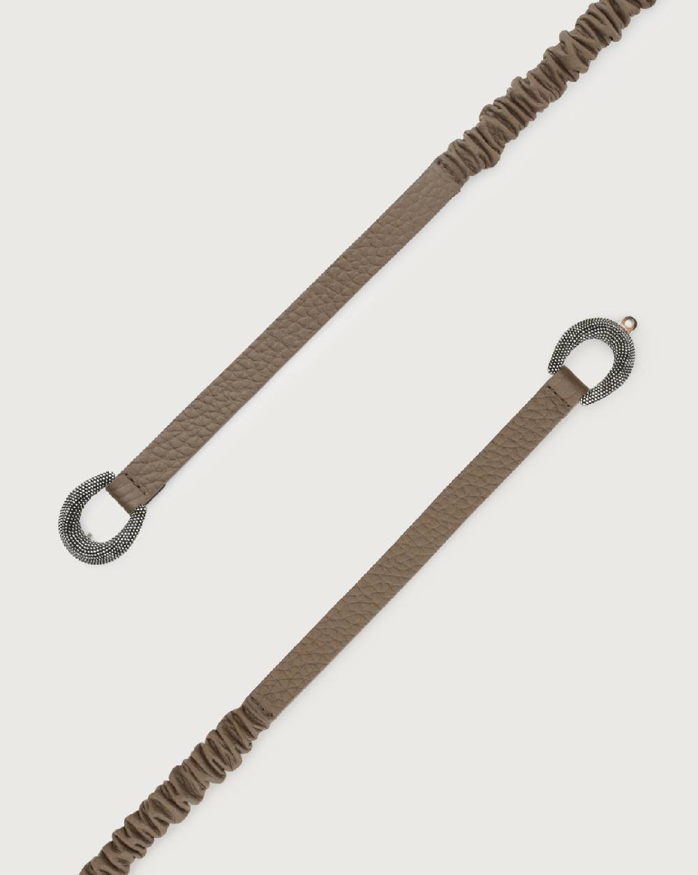 Orciani Cintura Soft in pelle elasticizzata con fibbia ad incastro 1,5 cm Affare Del Giorno