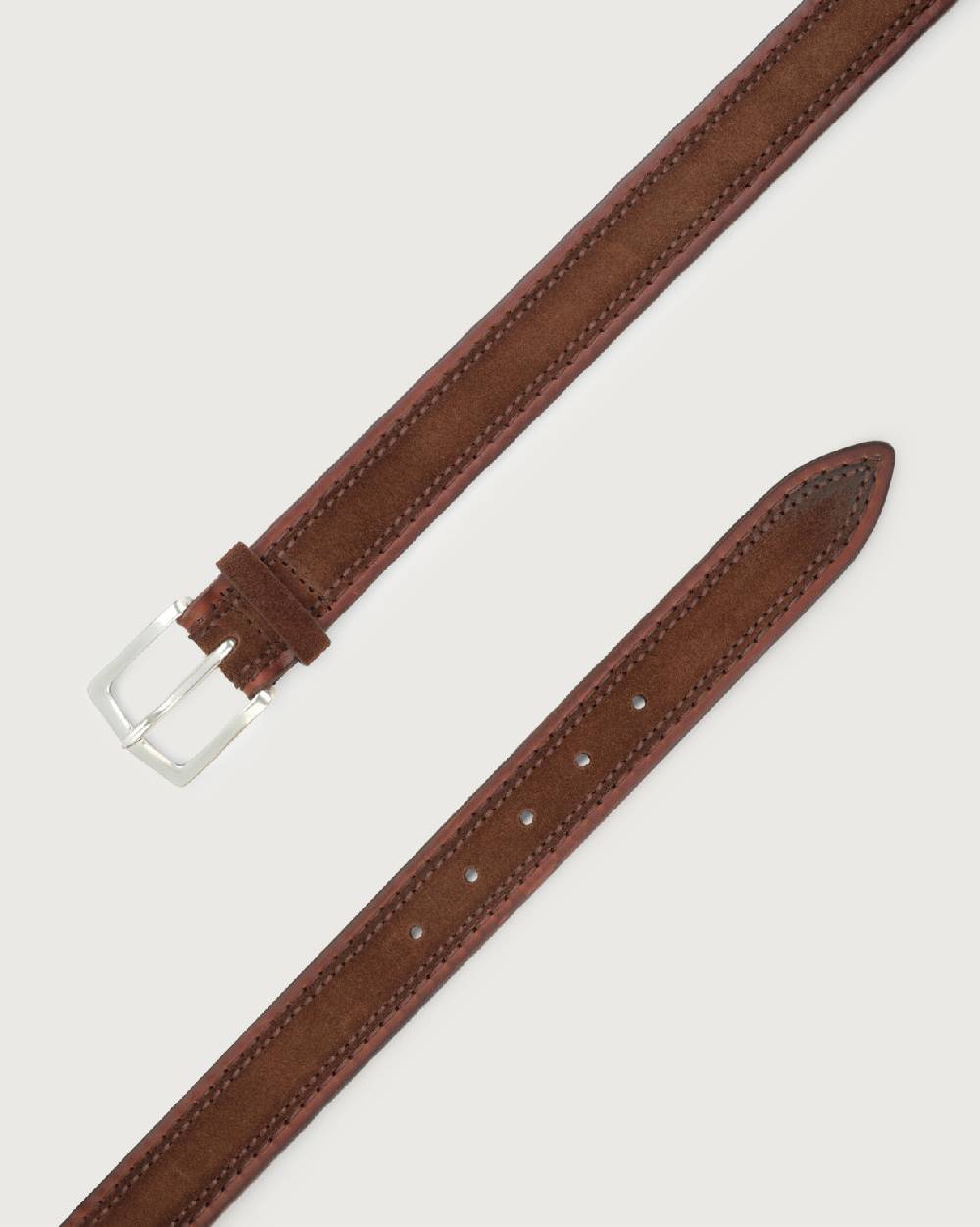 Orciani Cintura Cloudy in suede con ricamo Sconto