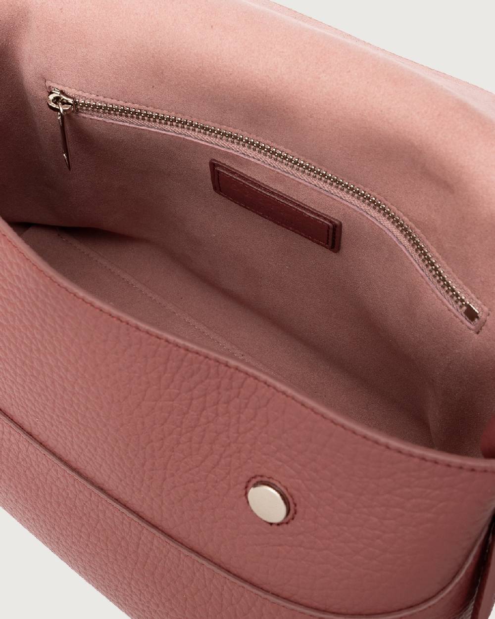 Orciani Borsa a spalla Nana Soft in pelle martellata con tracolla Negozio