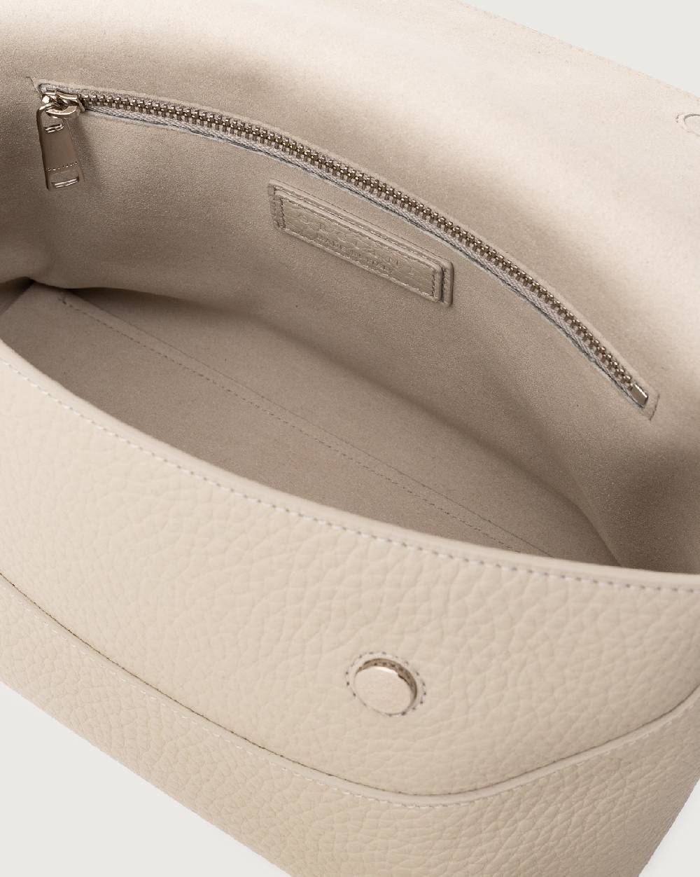 Orciani Borsa a spalla Nana Soft in pelle martellata con tracolla In Saldo