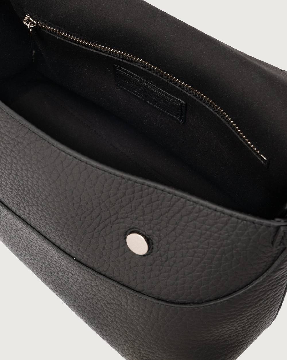 Orciani Borsa a spalla Nana Soft in pelle martellata con tracolla 2025