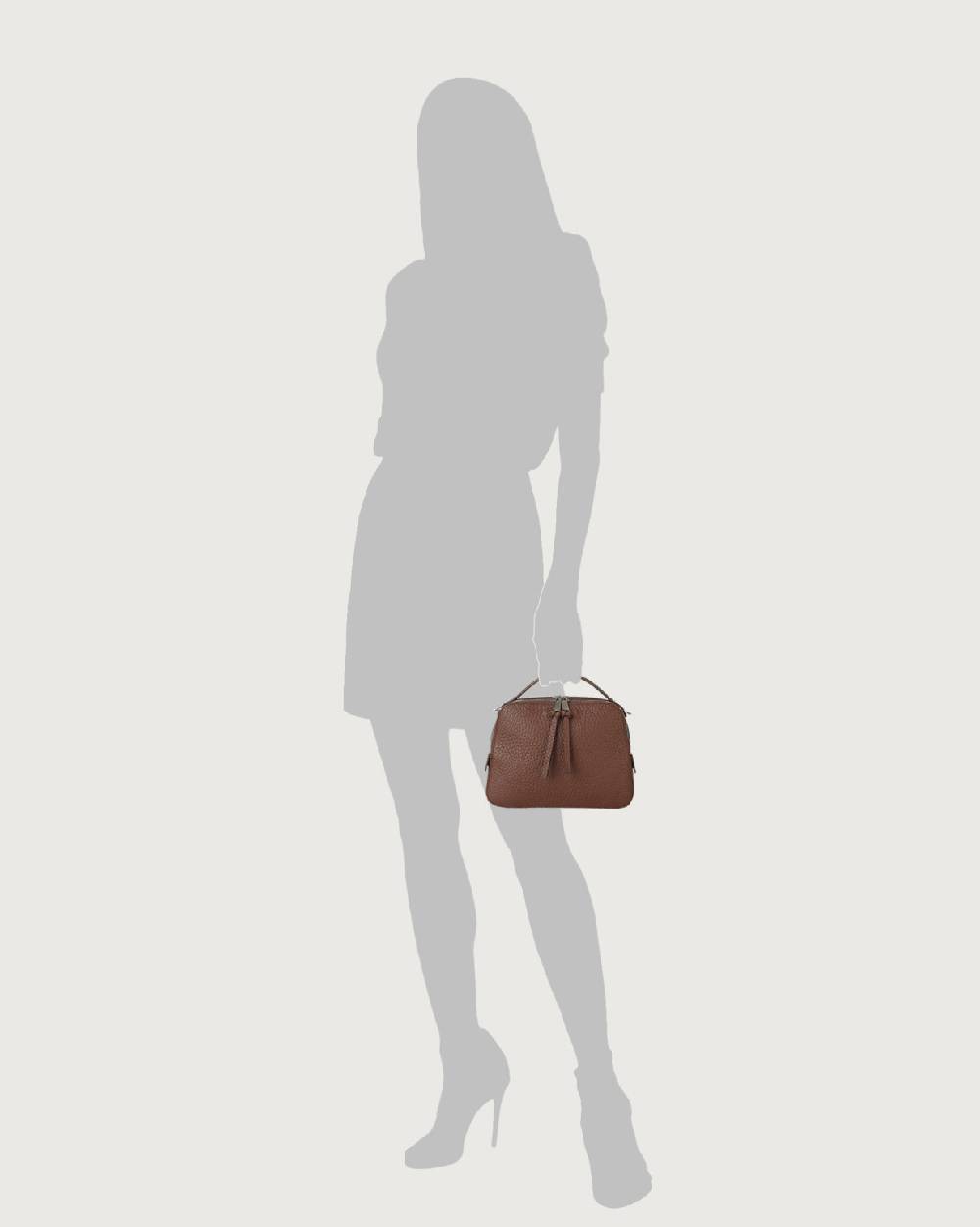 Orciani Mini Bag Chéri Soft in pelle a mano con tracolla Nuovo