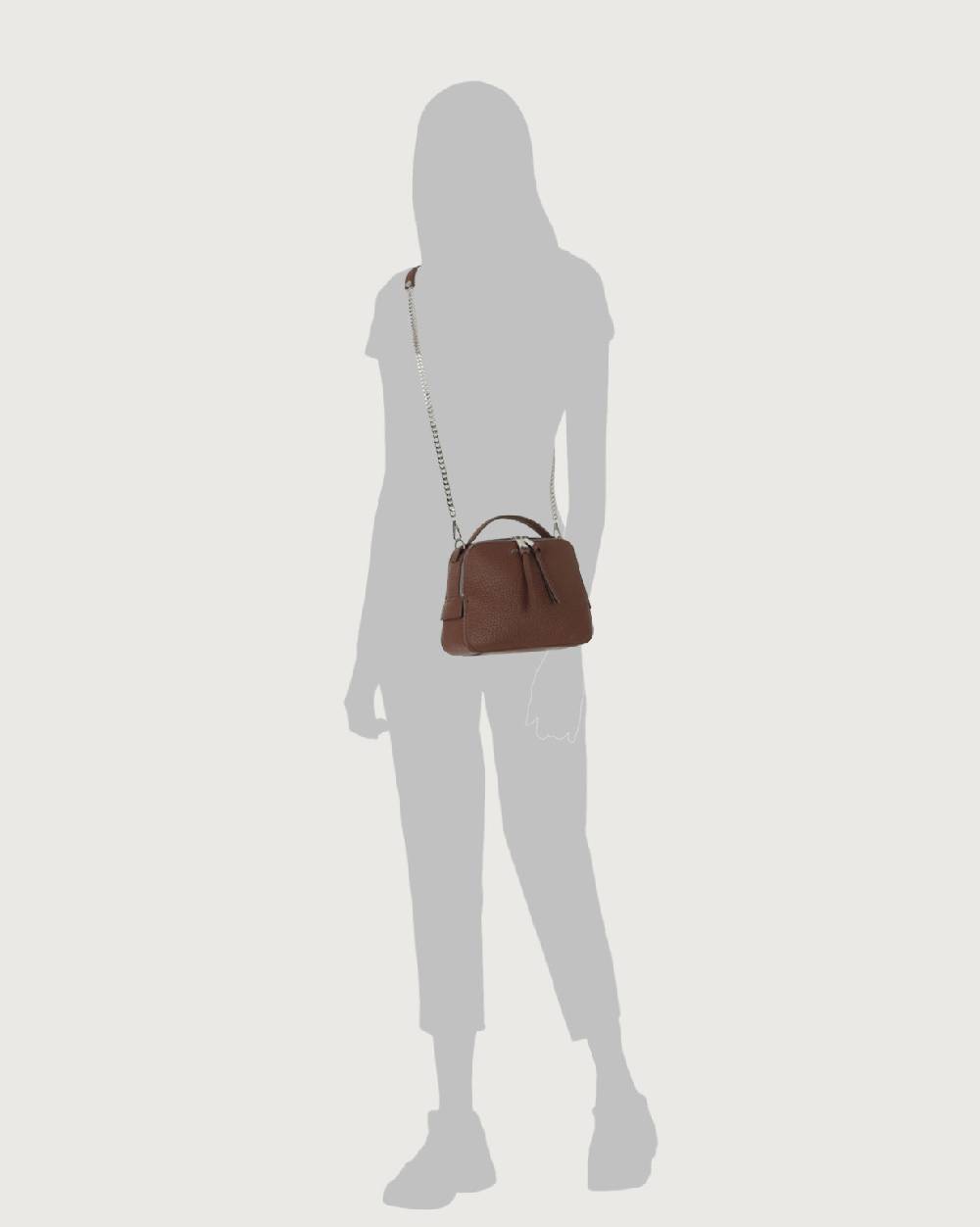 Orciani Mini Bag Chéri Soft in pelle a mano con tracolla Nuovo