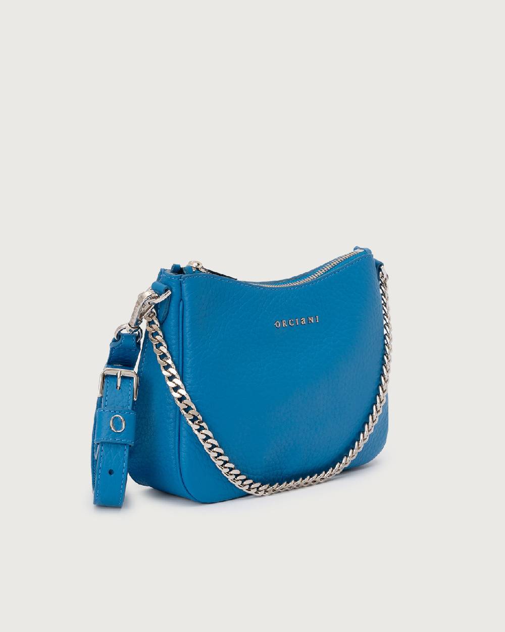 Orciani Borsa crossbody mini New Moon Soft in pelle martellata Promozione Limitata