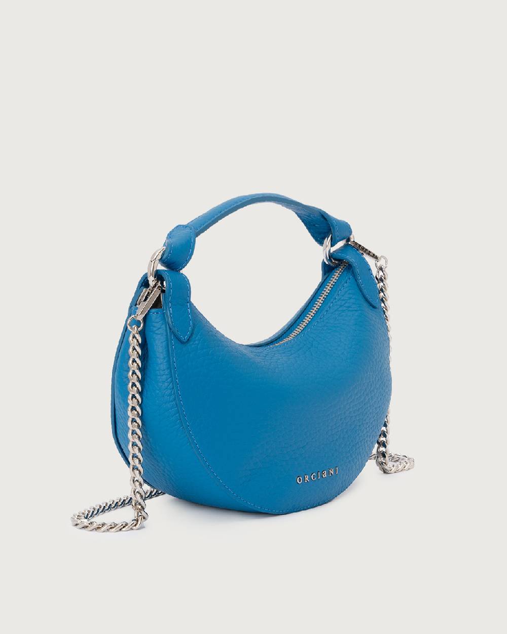Orciani Mini Bag Dumpling Soft in pelle con tracolla Shopping Online
