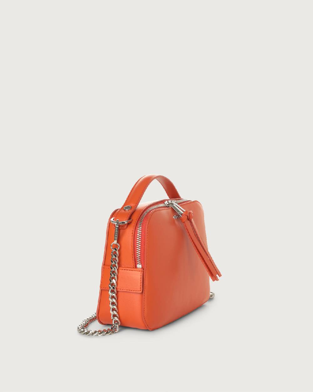 Orciani Mini Bag Chéri Vanity in pelle a mano con tracolla Presa