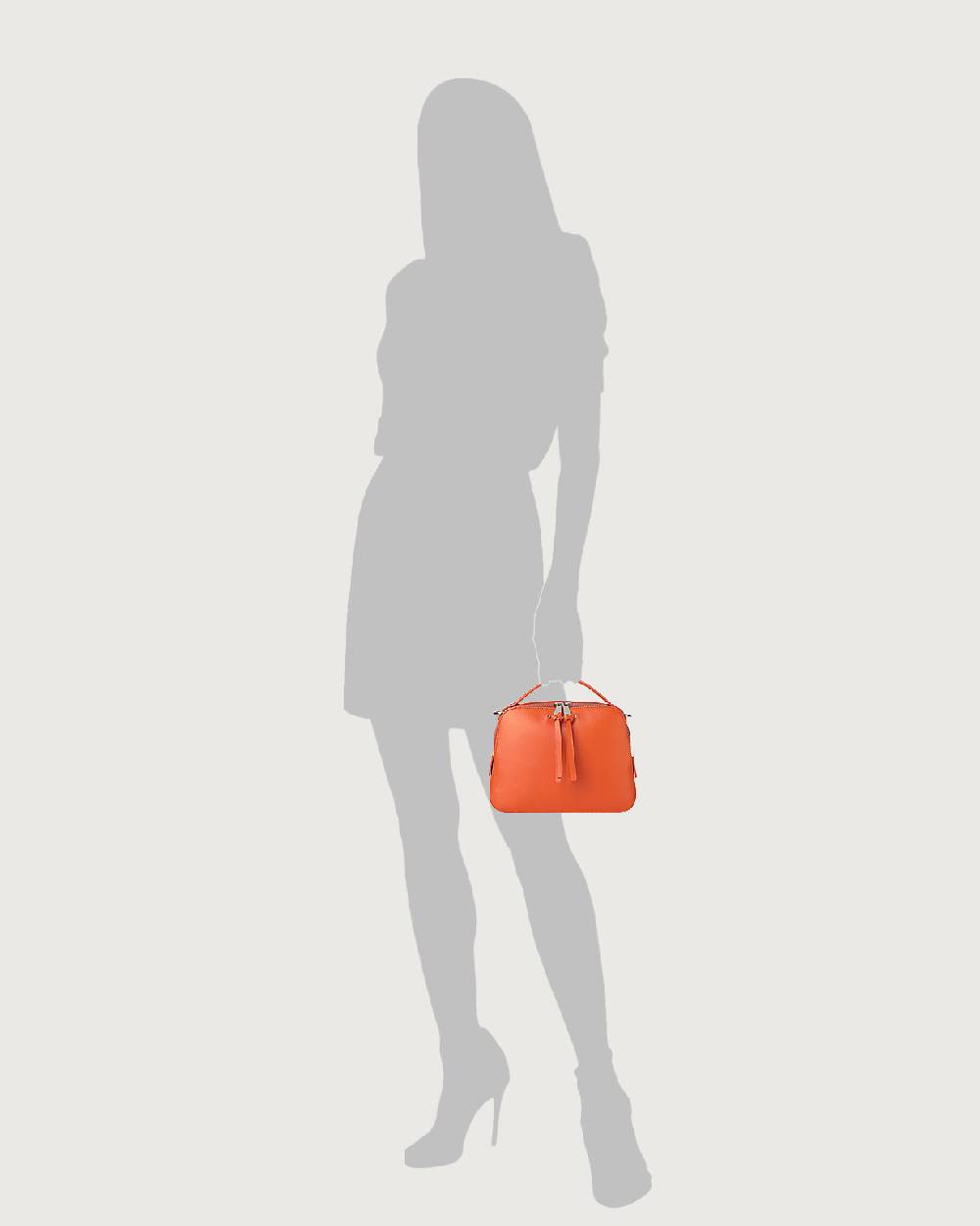 Orciani Mini Bag Chéri Vanity in pelle a mano con tracolla Presa