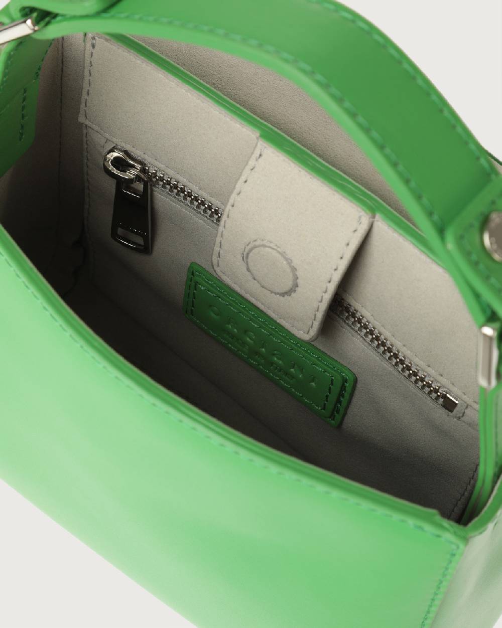 Orciani Borsa Sveva Vanity Mini a mano in pelle con tracolla Sconto