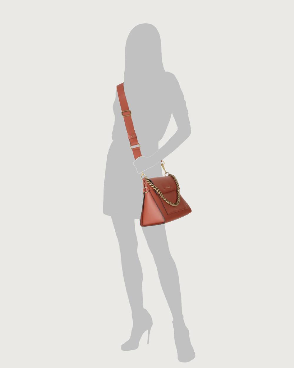 Orciani Borsa a spalla Missy Couture in pelle con catena e tracolla Offerta settimanale
