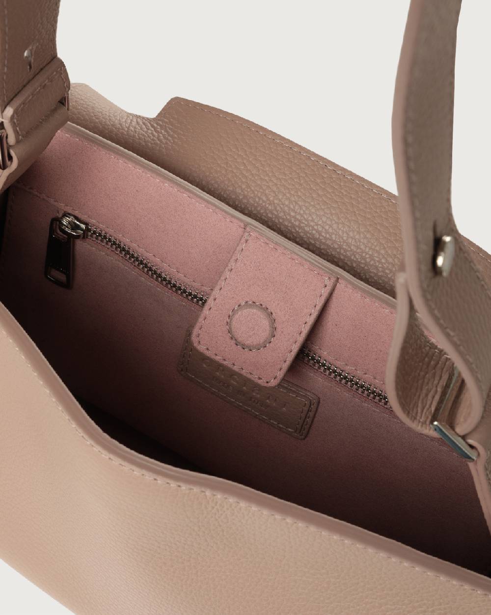 Orciani Borsa Sveva Longuette Sense in pelle con tracolla Moda
