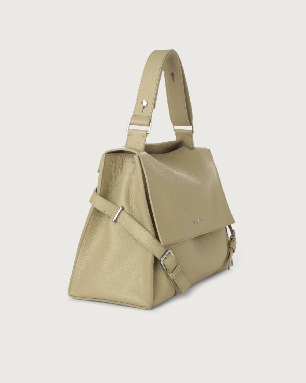 Orciani Borsa Sveva Sense Media a spalla in pelle con tracolla In Linea