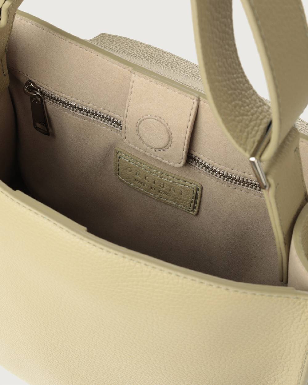 Orciani Borsa Sveva Sense Media a spalla in pelle con tracolla In Linea