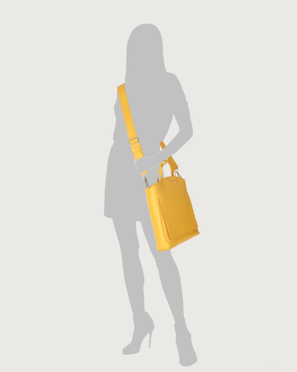 Orciani Shopper piccola Vulona S Premium in pelle Qualità