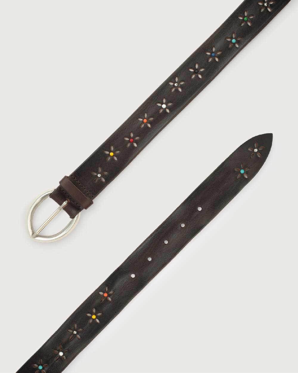 Orciani Cintura Bull Soft B in cuoio con borchie Negozi Online