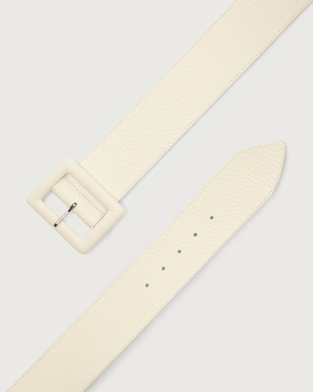 Orciani Cintura alta Soft in pelle con fibbia rivestita Promozione Limitata