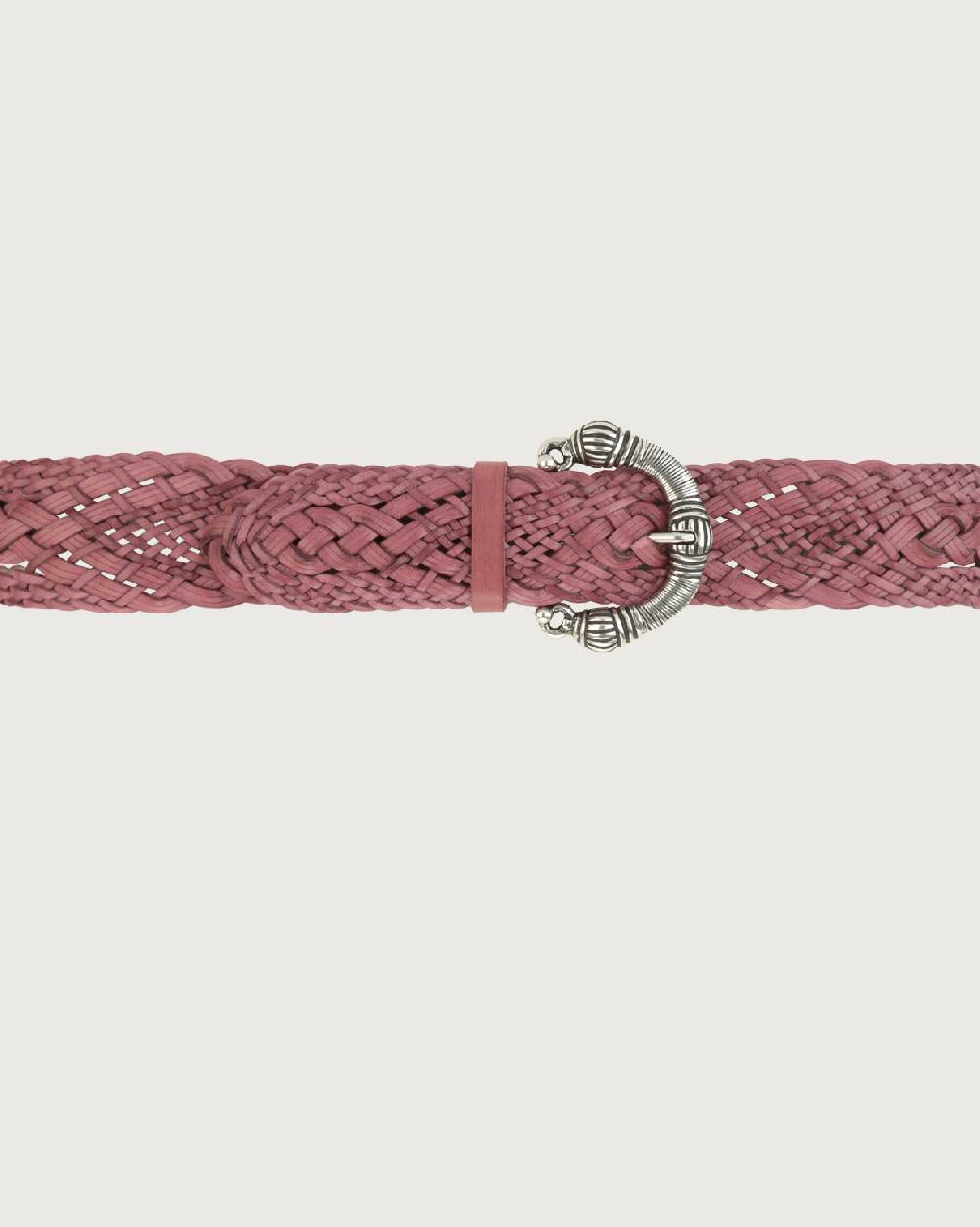 Orciani Cintura intrecciata Masculine in cuoio 5,5 cm Shopping Online