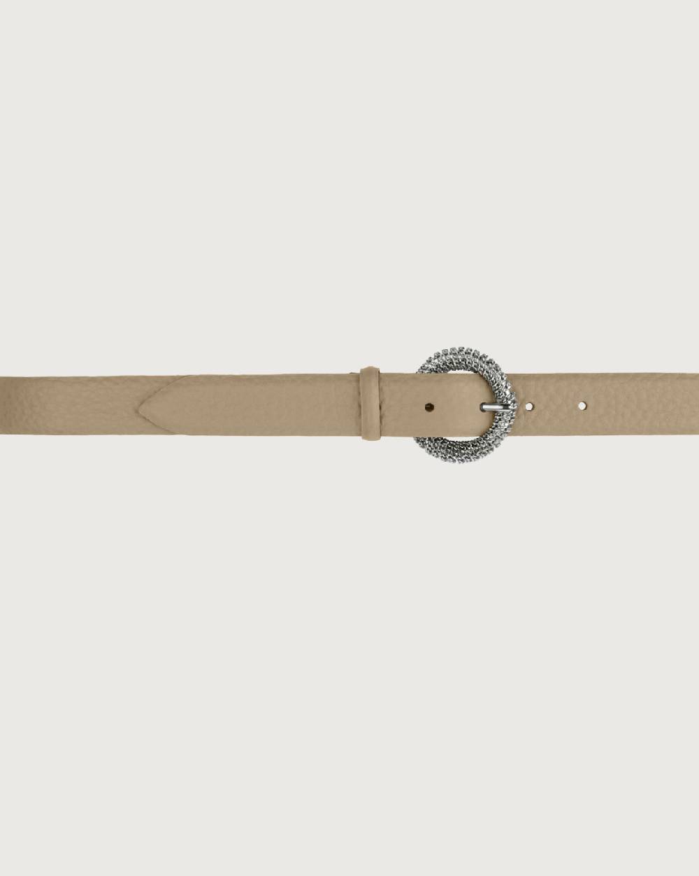 Orciani Cintura Soft in pelle fibbia chain Novità