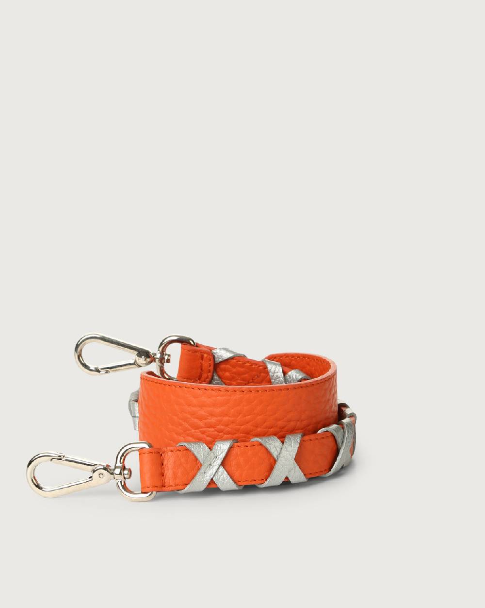 Orciani Tracolla Soft in pelle con intreccio Offerta