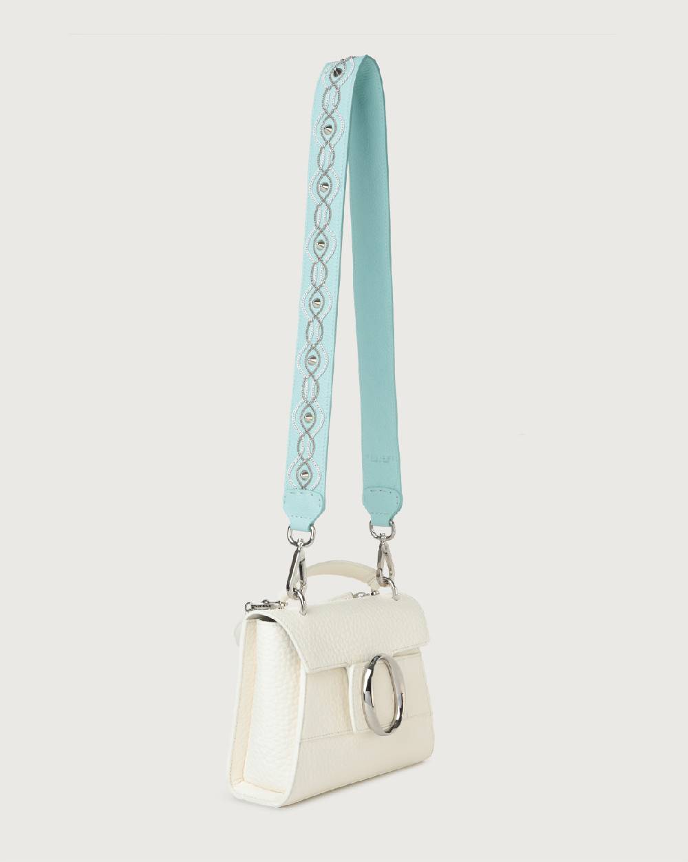 Orciani Tracolla White Chain in pelle Hotsell