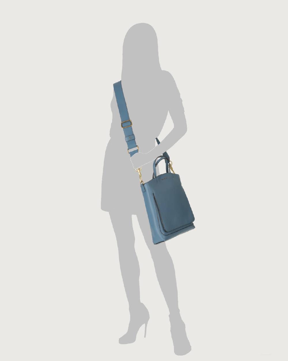 Orciani Shopper piccola Vulona S Couture in pelle Negozio