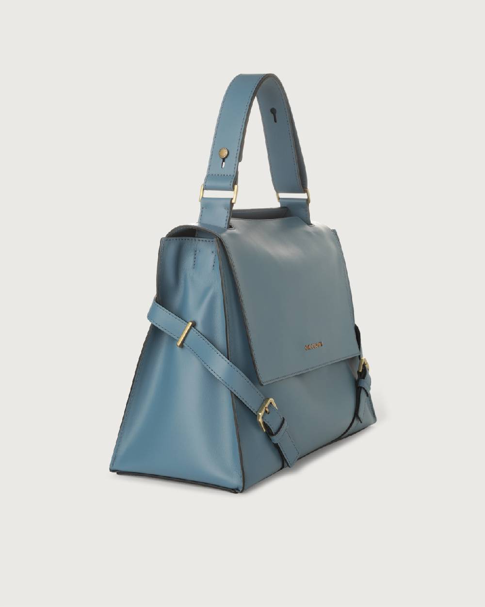 Orciani Borsa Sveva Couture Media a spalla in pelle con tracolla In Saldo