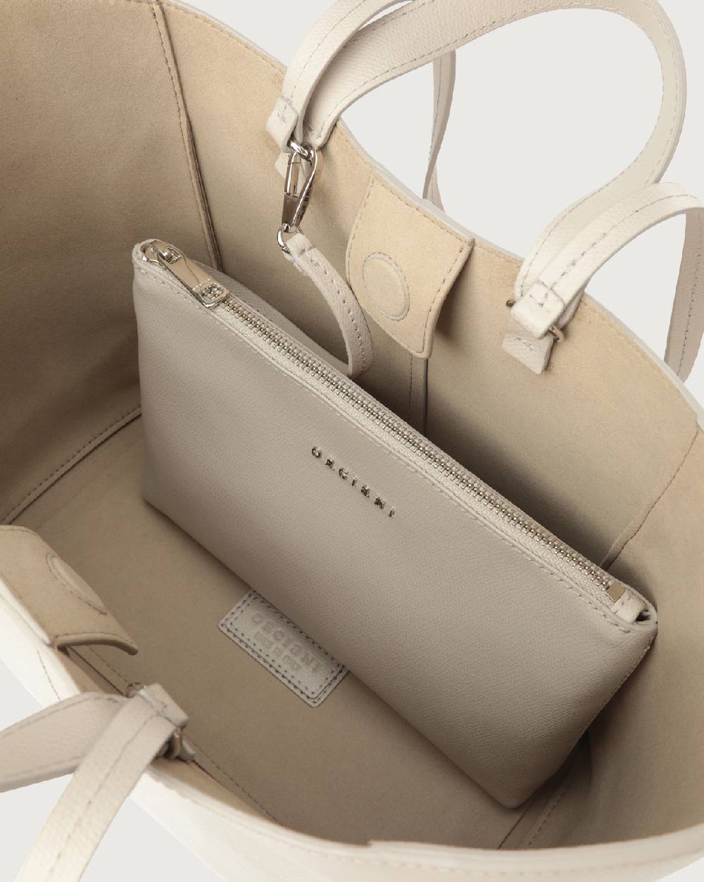 Orciani Shopper Vulona Premium in pelle Qualità