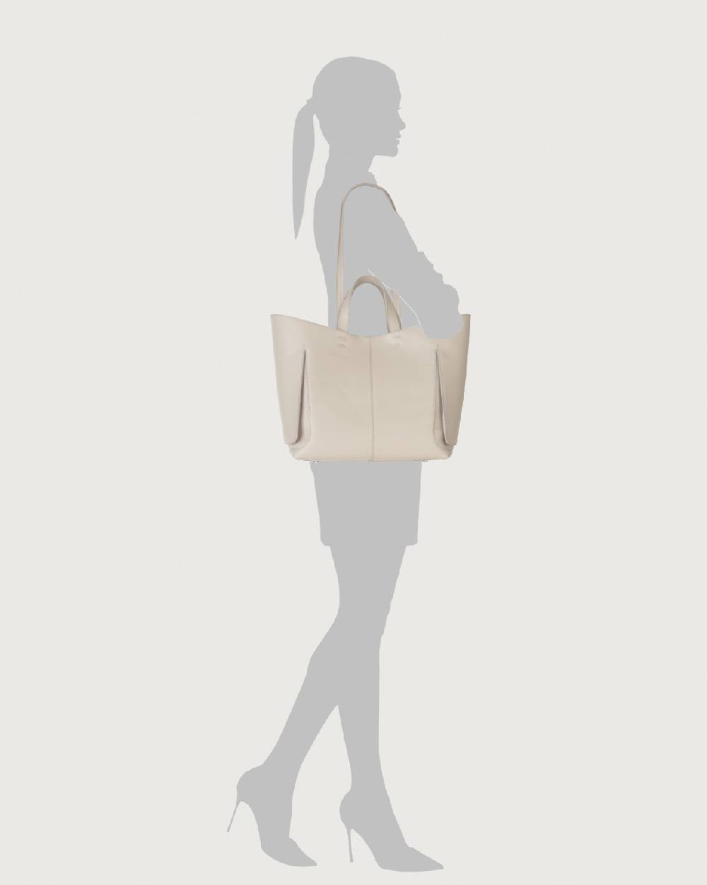 Orciani Shopper Vulona Premium in pelle Qualità