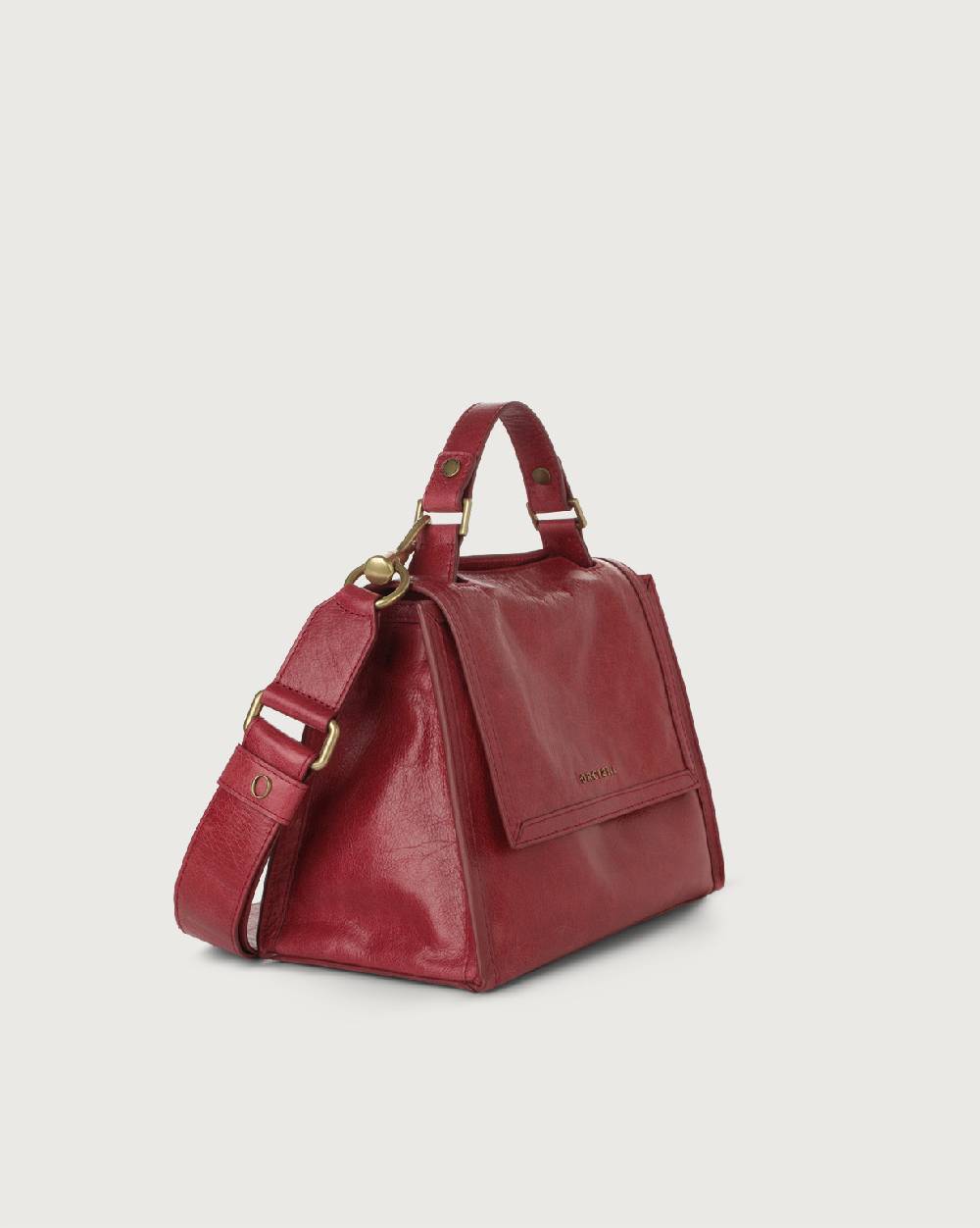 Orciani Borsa Sveva Notturno piccola in pelle con tracolla Promozione