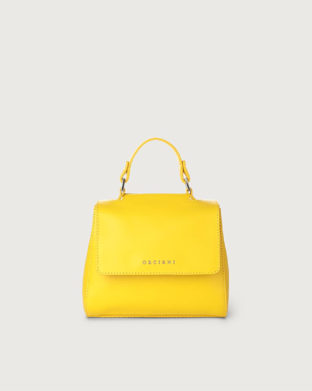 Orciani Borsa Sveva Vanity Mini a mano in pelle con tracolla