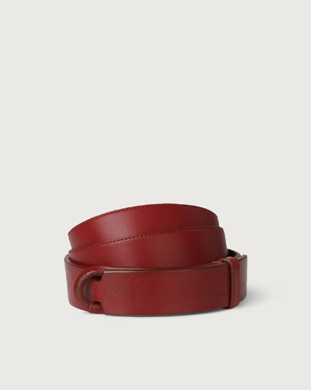 Orciani Cintura Nobuckle Bull in cuoio