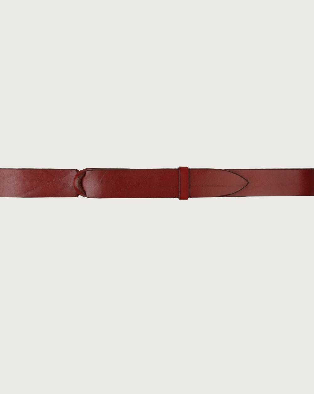 Orciani Cintura Nobuckle Bull in cuoio Saldi Di Fabbrica