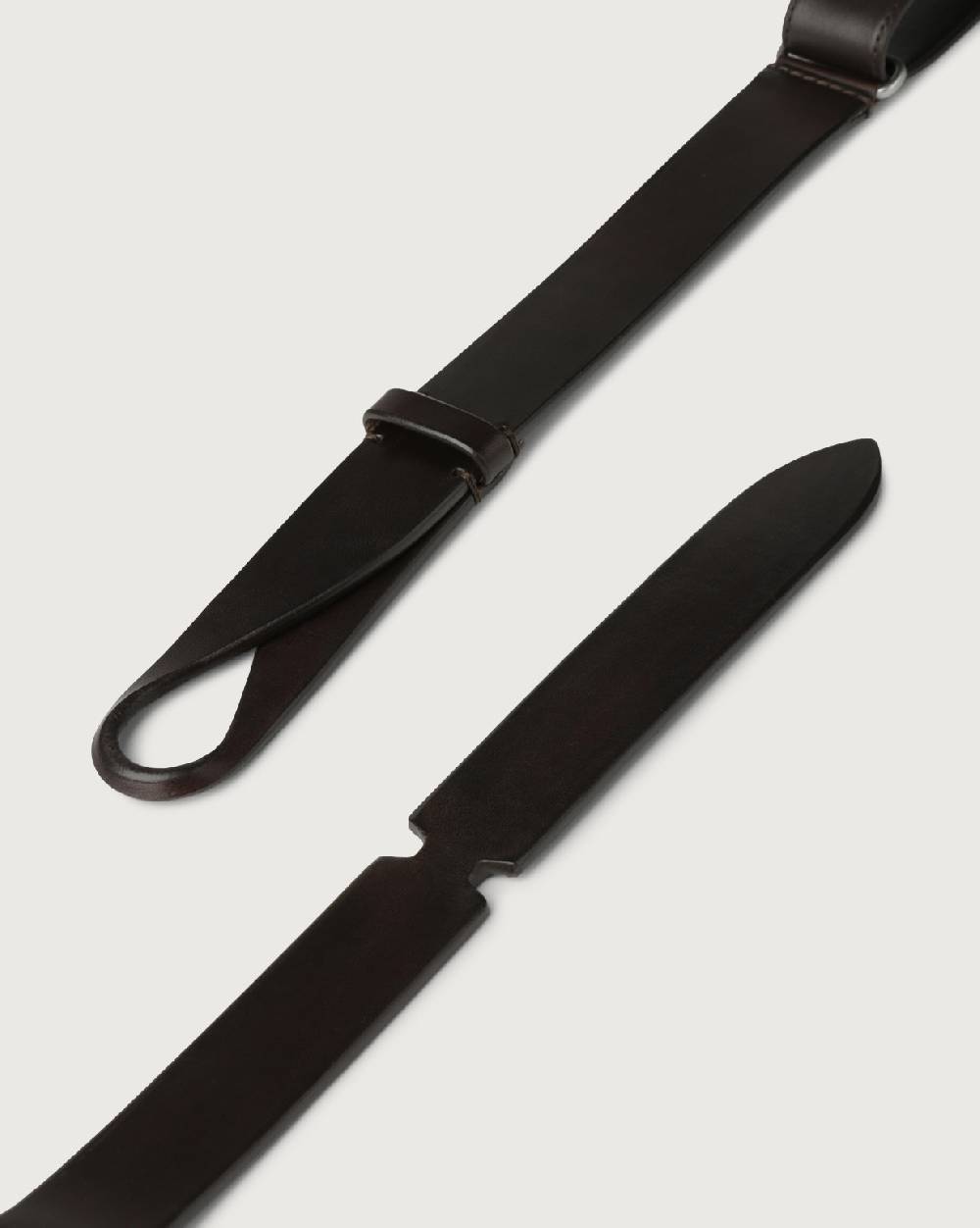Orciani Cintura Nobuckle Bull in cuoio 2025