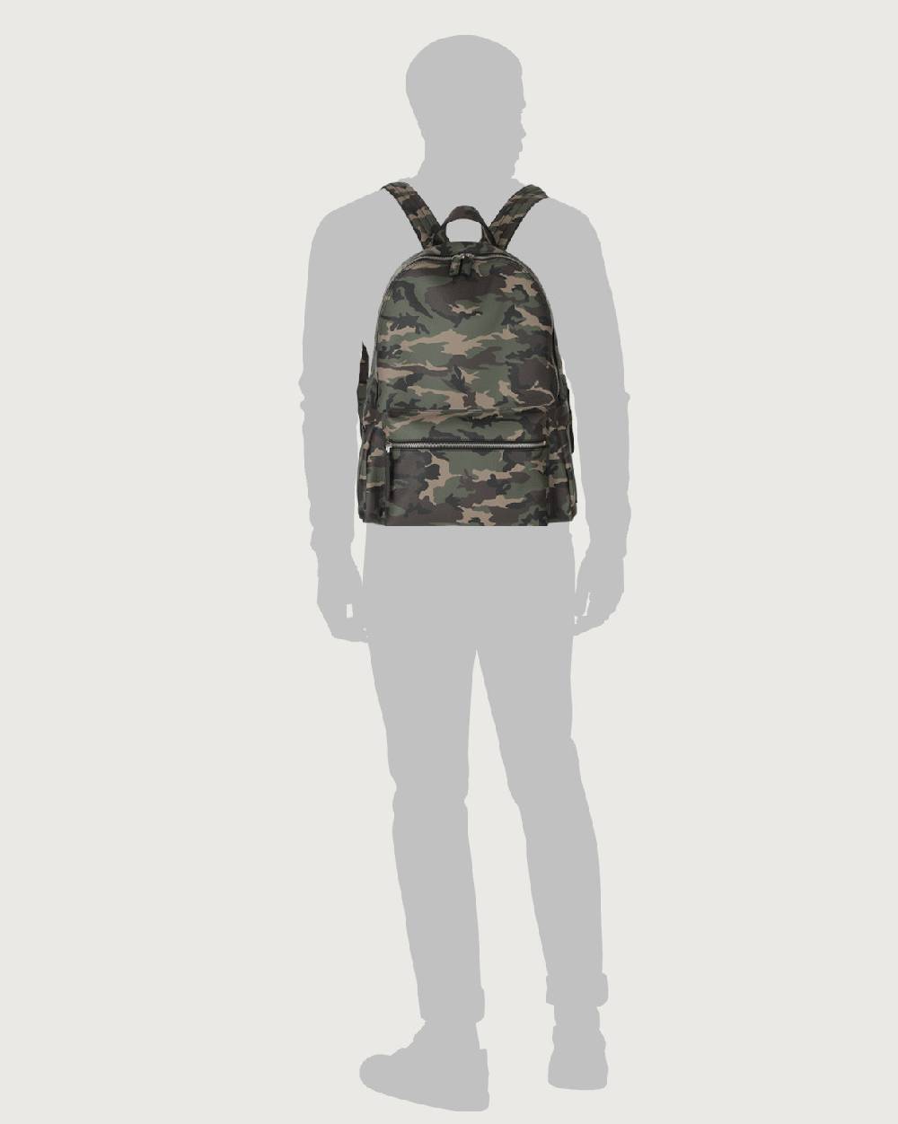 Orciani Zaino Camouflage in pelle In Linea