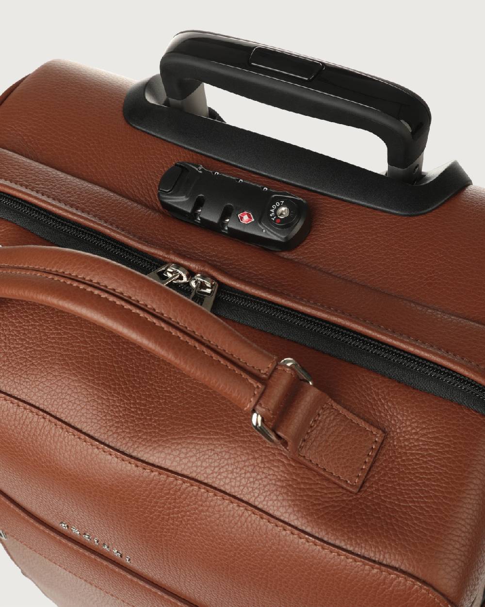 Orciani Trolley Micron due ruote in pelle Prezzo Ridotto