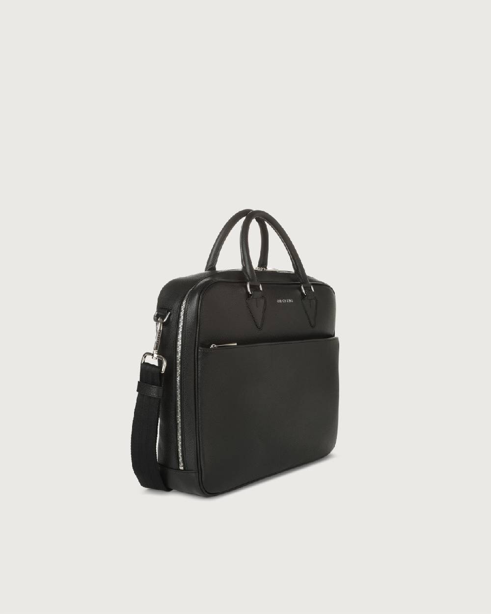 Orciani Borsa a mano Business slim Timeless in pelle palmellata Offerta