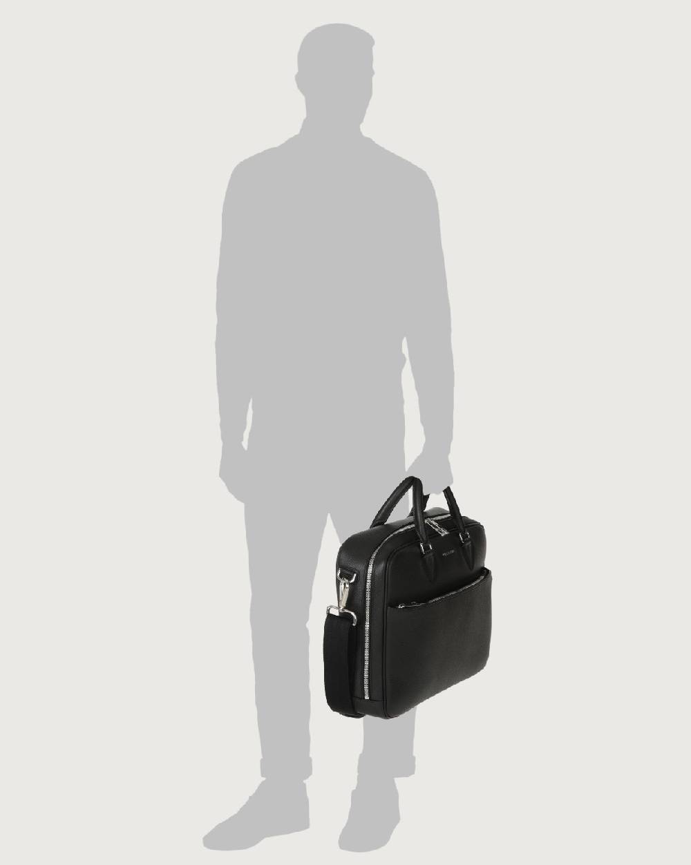 Orciani Borsa a mano Business slim Timeless in pelle palmellata Offerta