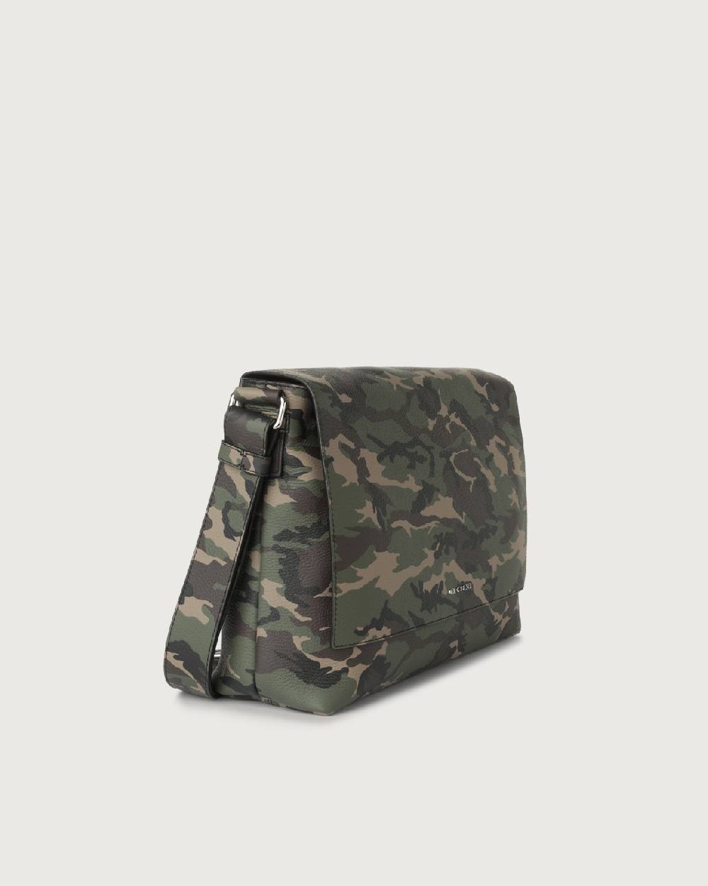 Orciani Borsa messenger Camouflage in pelle Online